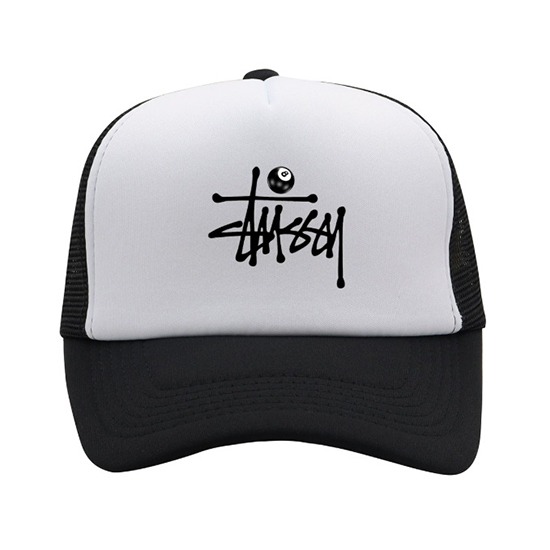 Gorra Stussy Blanca y Negra