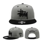Gorra Stussy New Era gris