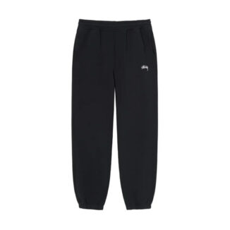 Pantalón Negro Stussy Stock Logo